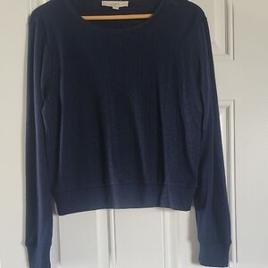 LOFT sweater Large Navy   Long Sleeves